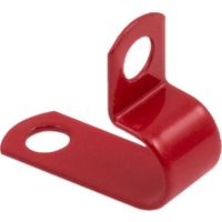 Show details for  P Clip, 8mm-8.4mm, Powder Coated Copper, Red [Pack of 50]