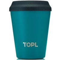 Show details for  Stainless Steel Vacuum Insulated Cup with Smart Lid, 8oz, Teal Green