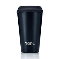 Show details for  Stainless Steel Vacuum Insulated Cup with Smart Lid, 12oz, Jet Black