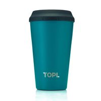 Show details for  Stainless Steel Vacuum Insulated Cup with Smart Lid, 12oz, Teal Green