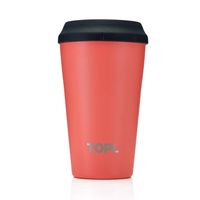 Show details for  Stainless Steel Vacuum Insulated Cup with Smart Lid, 12oz, Hot Coral