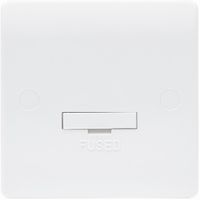 Show details for 13A Fused Connection Unit, 1 Gang, White, Median Range