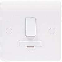 Show details for 13A Switched Fused Connection Unit, 1 Gang, White, Median Range