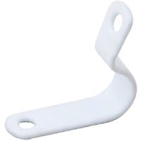 Show details for  LSZH Copper One Hole P Clip, 8.5mm, White [Pack of 50]