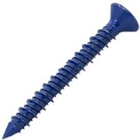 Show details for  Masonry Fixing Screw, 4.8mm x 40mm, Blue, Low Carbon Steel [Pack of 100]