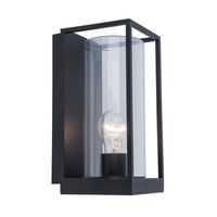 Show details for  Flair Wall Light, 40W, E27 (Lamp Not Included), Matt Black, IP44