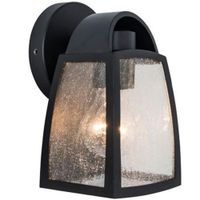 Show details for  Wall Light, E27 (Lamp Not Included), Matt Black, IP44, Kelsey Range