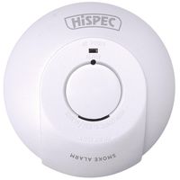 Show details for  Interconnectable Fast Fix Mains Smoke Detector with 9V Battery Backup Included, White