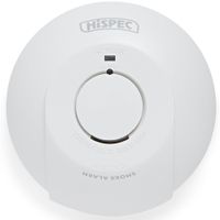 Show details for  Interconnectable Fast Fix Mains Smoke Detector with 10 Year Rechargeable Lithium Battery Backup, White