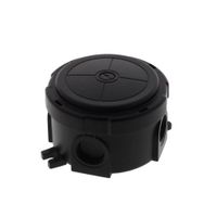 Show details for COMBI 304 Round Junction Box, 82mm x 57mm, Polypropylene, IP66 / 67, Black