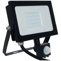 Show details for 20W Atlas Mini LED PIR Floodlight, 4000K, 1350lm, IP65, Black