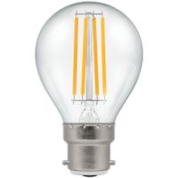 Show details for  6.5W LED Round Lamp, B22, 2700K, Non Dimmable, Clear