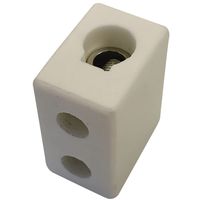Show details for  30A Porcelain Connector, 1 Pole, 6mm², White [Pack of 20]