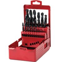 Show details for  HSS Roll-Forged Jobber Drill Bit Sets, 25 Piece, 1mm - 13mm