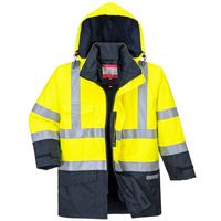 Show details for  Hi-Vis Multi-Protection Jacket, Bizflame, Navy / Yellow, Medium