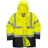 Show details for  Hi-Vis Executive 5-in-1 Jacket, Polyester, Black / Yellow, Medium