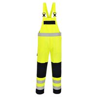 Show details for  Hi-Vis Multi-Norm Bib and Brace, Bizflame, Navy / Yellow, Large