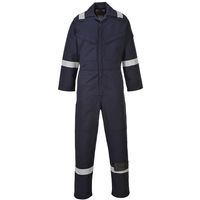 Show details for  Flame Resistant Anti-Static Coverall, Bizflame, Navy, 6X Large, Regular