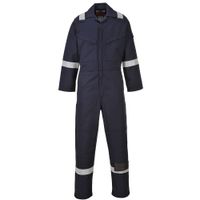 Show details for  Flame Resistant Anti-Static Coverall, Bizflame, Navy, Large