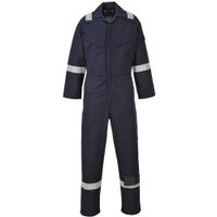 Show details for Flame Resistant Anti-Static Coverall, Bizflame, Navy, XXX Large, Tall
