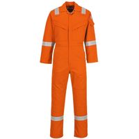 Show details for  Flame Resistant Anti-Static Coverall, Bizflame, Orange, XXX Large, Regular