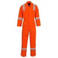 Show details for  Flame Resistant Super Light Weight Anti-Static Coverall, Bizflame, Orange, Small