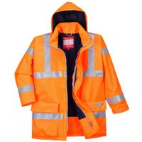 Show details for  Hi-Vis Waterproof Antistatic Flame Resistant Jacket, Bizflame, Orange, Large