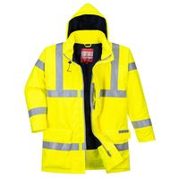 Show details for  Hi-Vis Waterproof Antistatic Flame Resistant Jacket, Bizflame, Yellow, Large