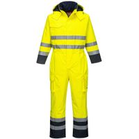 Show details for  Hi-Vis Multi Coverall, Bizflame, Navy / Yellow, X Large