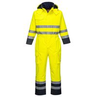Show details for  Hi-Vis Multi Coverall, Bizflame, Navy / Yellow, Medium