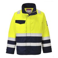 Show details for  Hi-Vis Jacket, Modaflame, Navy / Yellow, XXX Large
