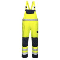 Show details for  Hi-Vis Bib and Brace, Modaflame, Navy / Yellow, Small