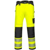 Show details for  Hi-Vis Work Trousers, Kingsmill, Yellow / Black, 42"