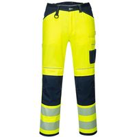 Show details for  Hi-Vis Work Trousers, Kingsmill, Yellow / Navy, 30"