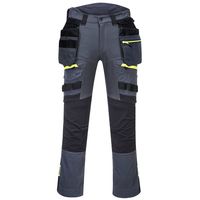 Show details for  Detachable Holster Pocket Trousers, Kingsmill Polyester Stretch, Metal Grey, 40"