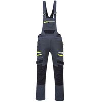 Show details for  Work Bib and Brace, Polyester, Metal Grey, Small