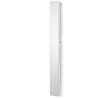 Show details for  1000W Vertical Electric Radiator, 2 Elements, 236 x 1800 x 90mm, White, Palaos Series