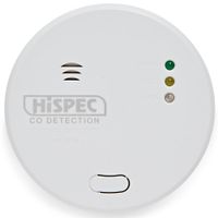 Show details for  Interconnectable Fast Fix Mains Carbon Monoxide Detector with 10 Year Rechargeable Lithium Battery Back, White