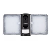 Show details for  Outdoor Floodlight with Camera and PIR Sensor, 140°, 10m, Black