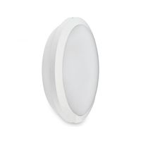 Show details for  Wattage and Colour Switchable Bulkhead, 10W / 15W, 1800lm, 3000K / 4000K / 6500K, IP65, White, 3 Hour Emergency / Microwave