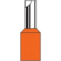 Show details for  Insulated Bootlace Ferrule (German), 0.5mm², 8mm, Orange [Pack of 100]