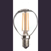 Show details for  4W LED SES Golf Ball Filament Lamp, E14, 2700K, 360lm, 230V, Dimmable, Clear