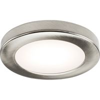 Show details for  2.5W LED Dimmable Under Cabinet Light, 3000K, 185lm, IP20, Brushed Chrome