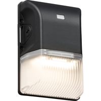Show details for  15W CCT Wall Pack Complete with Photocell, 3000K / 4000K / 5000K, 230V, IP65, Black