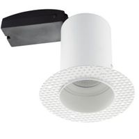 Show details for  50W Ravel Trimless GU10 Fire Rated Downlight, White