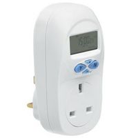 Show details for  13A Plug-In Timer/Adaptor, 7 Day, White