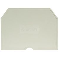 Show details for  DIN Rail Terminal End Plate, 1.5mm, Grey