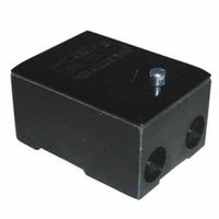 Show details for  100A Heavy Duty Connector Block, 1 pole, 5 Way, 25mm², Black