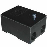 Show details for  100A Heavy Duty Connector Block, 1 pole, 5 Way, 25mm², Black