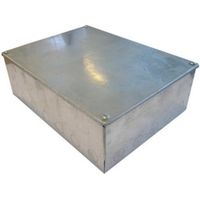 Show details for  Adaptable Box, 12" x 9" x 3", Galvanised Steel
